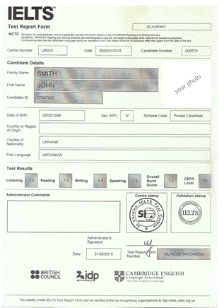 IELTS Certification